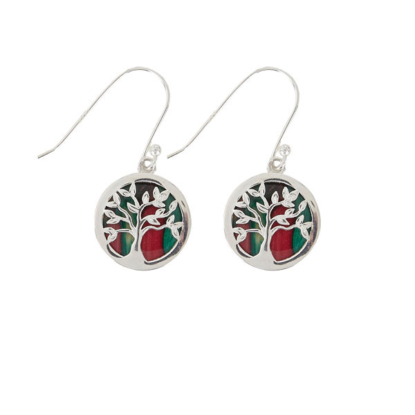Heathergem Silver Tree of Life Earrings (image for) Heathergem Silver Tree of Life Earrings