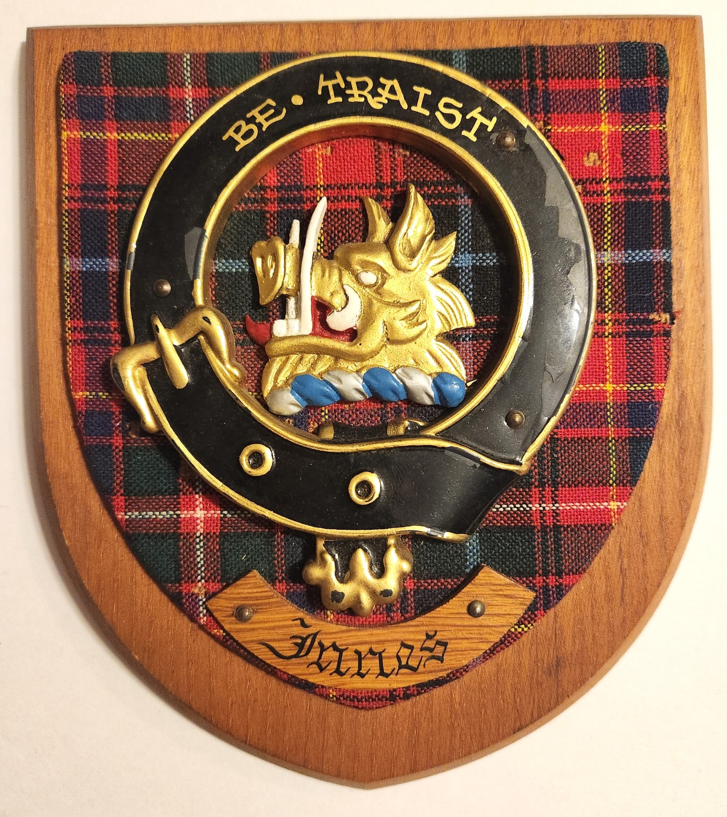 Innes Scottish Clan Plaque (image for) Innes Scottish Clan Plaque