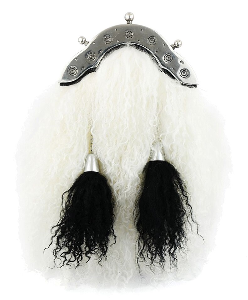 Persian Lambs Wool Victorian Sporran (image for) Persian Lambs Wool Victorian Sporran